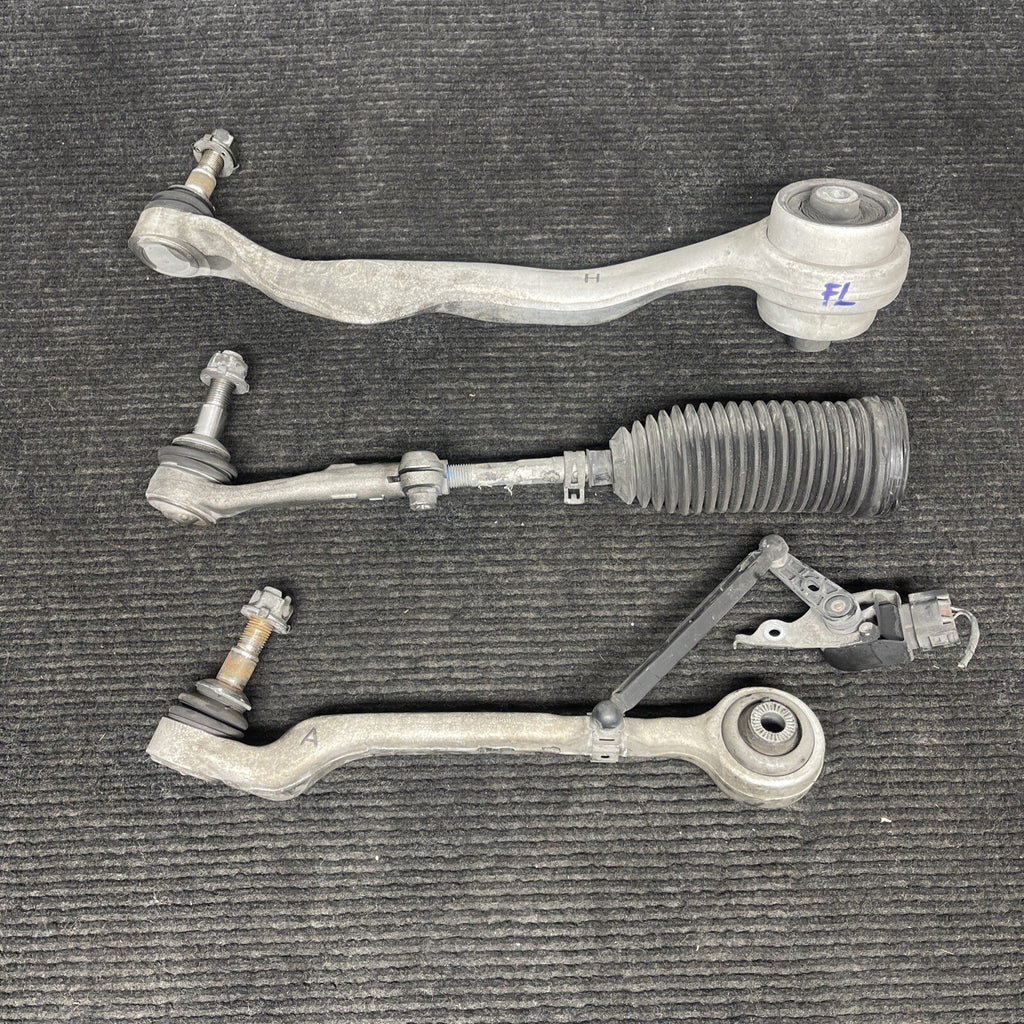 ☑️ 14-20 OEM BMW F22 F30 F32 RWD Front Left Driver Upper Lower Control Arm SET