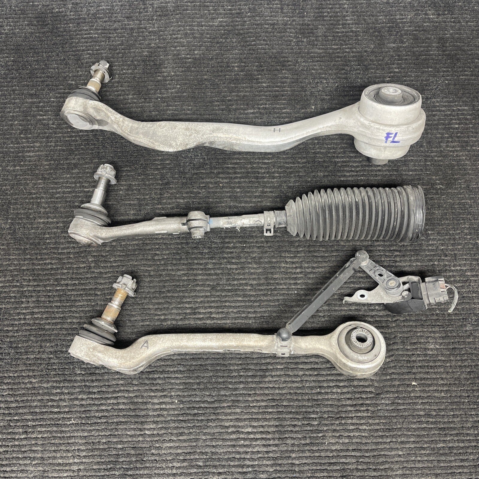 ☑️ 14-20 OEM BMW F22 F30 F32 RWD Front Left Driver Upper Lower Control Arm SET