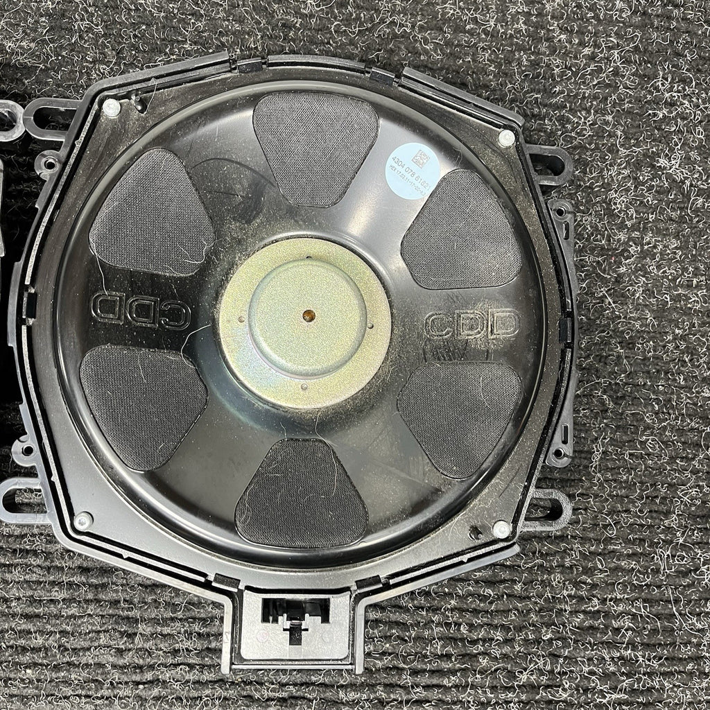 ☑️ 2011-2014 BMW X3 X5 Floor Speaker Subwoofer Pair 65139218695 OEM