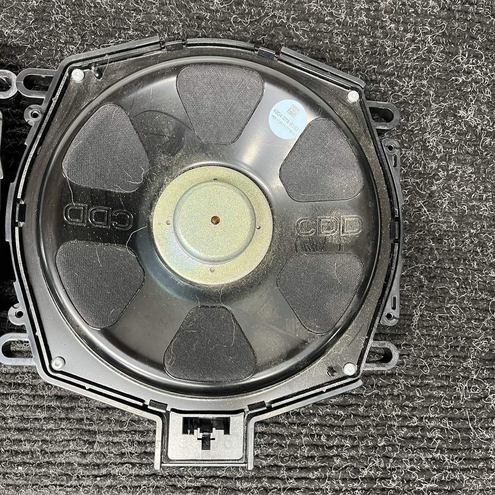 ☑️ 2011-2014 BMW X3 X5 Floor Speaker Subwoofer Pair 65139218695 OEM