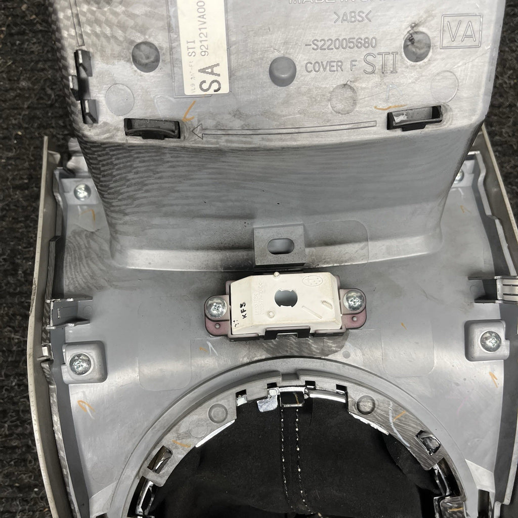 ☑️ 2015-2017 Subaru WRX STi OEM Shifter Surround Trim w/ Aftermarket Shift Boot