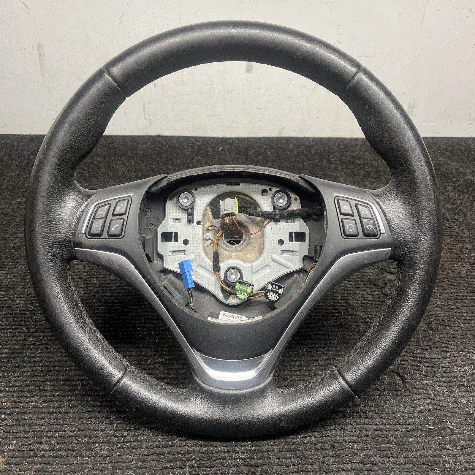 ☑️ BMW E84 X1 135i Sport Heater Steering Wheel Black w/ Switch 6853133 OEM