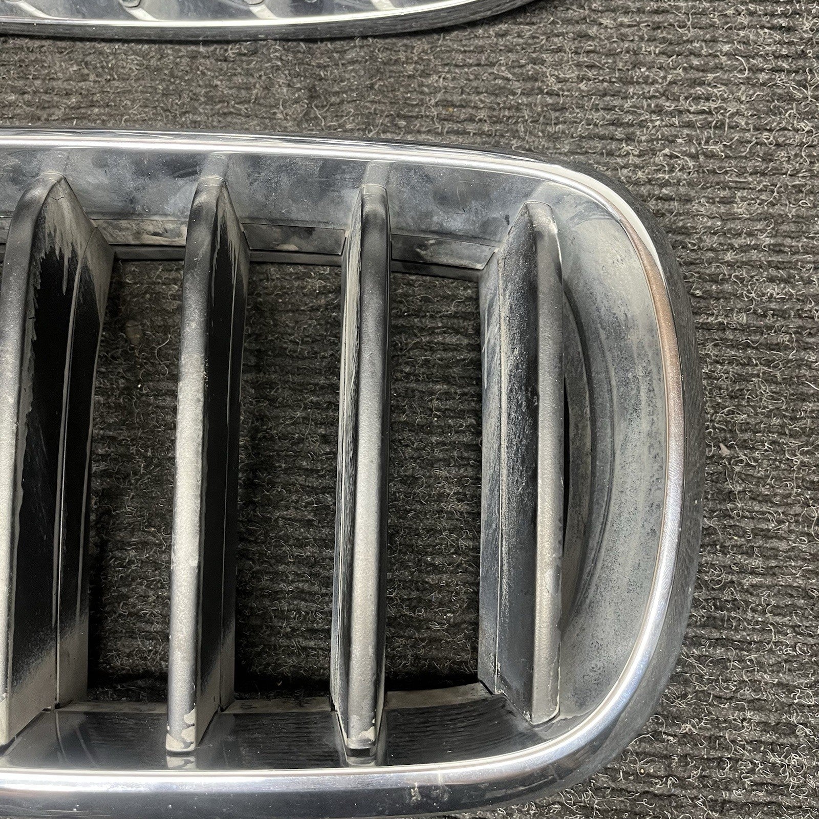 ☑️ 2014-18 BMW X5 F15 KIDNEY GRILLE RIGHT & LEFT 7316076 7316075 OEM
