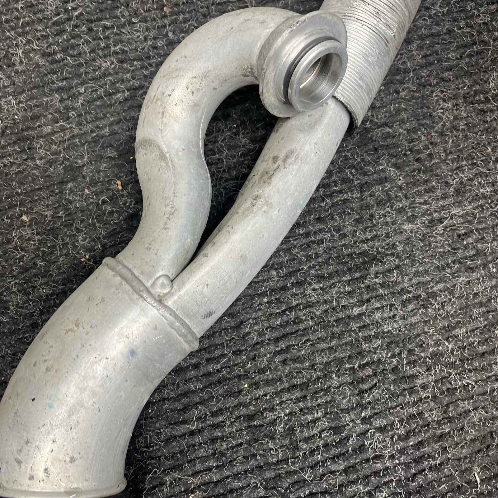 ☑️08-16 BMW 135i Z4 E82 N54 Turbocharger Outlet Charge Air BoostPipe 7568239 Oem