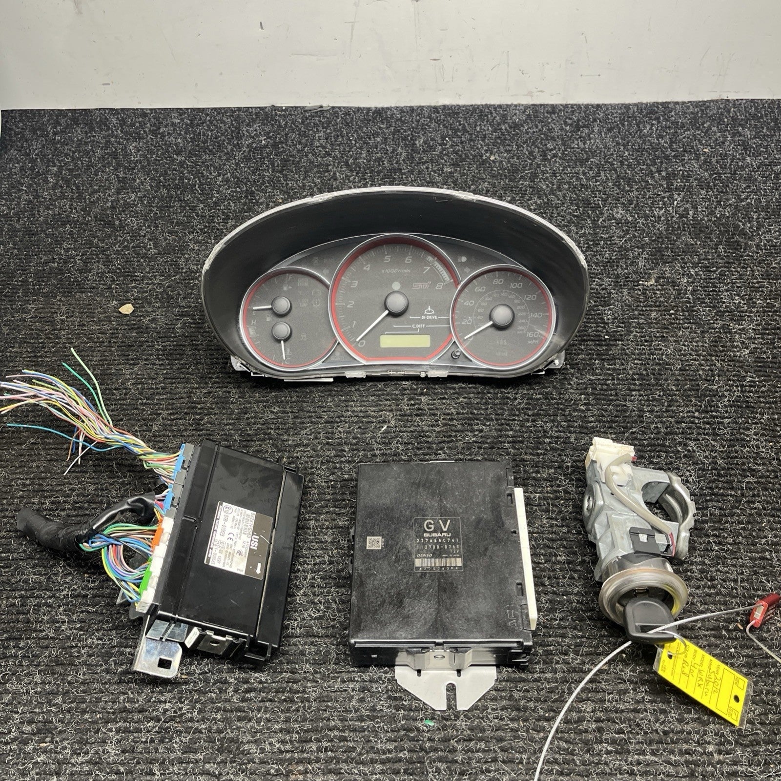 ☑️2012 SUBARU WRX STI SEDAN OEM ECU ENGINE COMPUTER IMMOBILIZER IGNITION CLUSTER