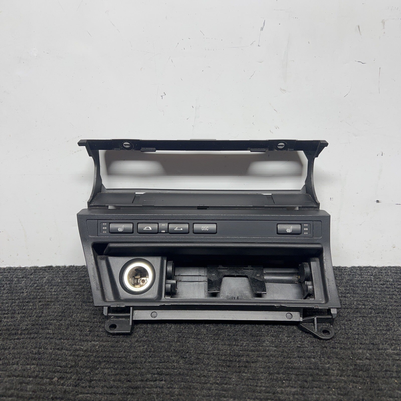 ☑️ 01-06 E46 BMW CONVERTIBLE FRONT ASHTRAY CENTER CONSOLE COMPARTMENTS COMPLETE