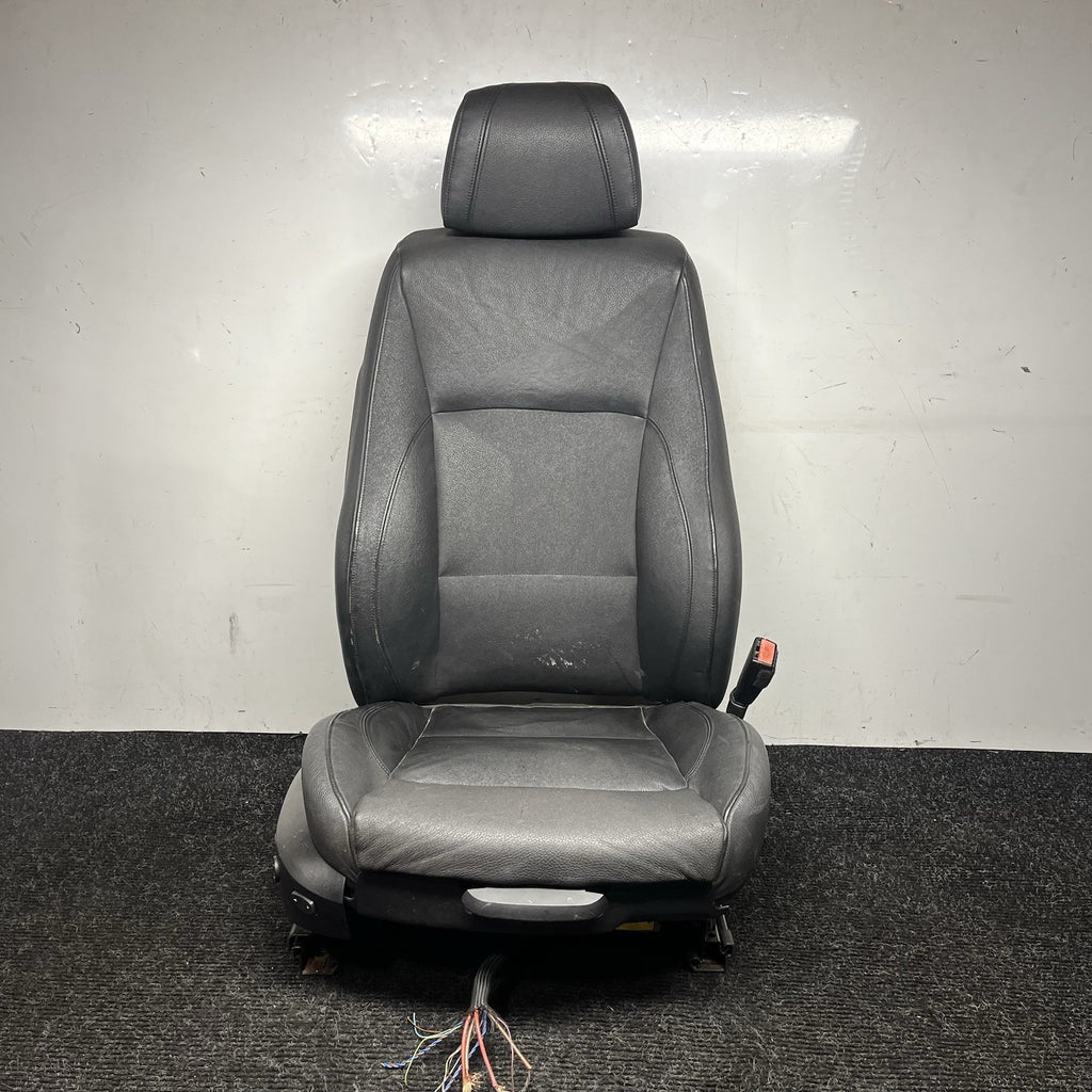 ☑️08-13 BMW E82 1Series Coupe Leather Front Right Passenger Sport Seat Black OEM