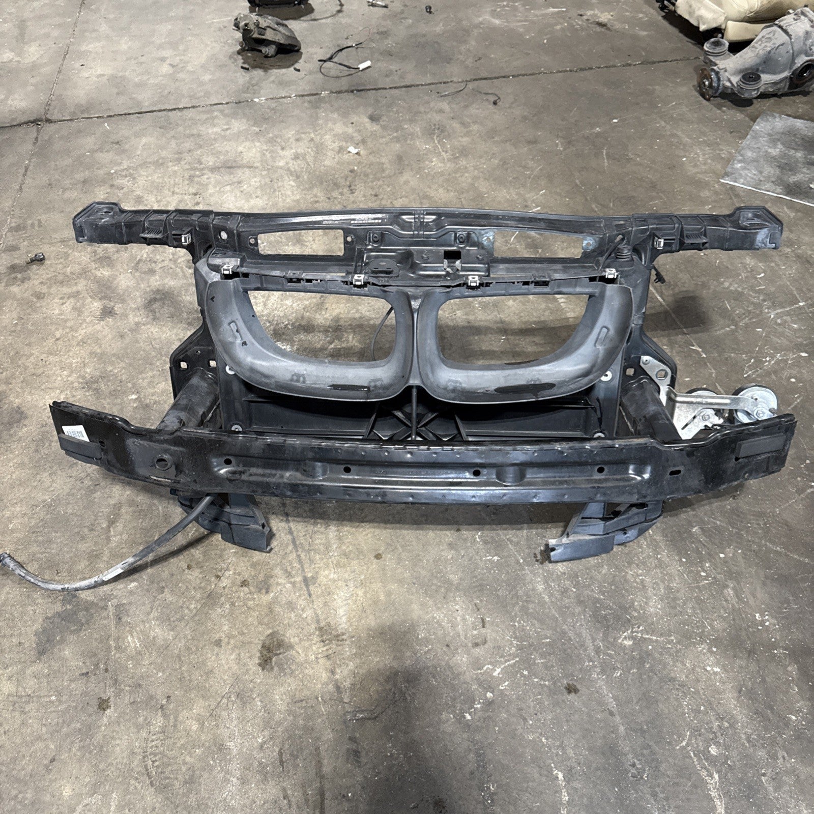 ☑️ Front Core Radiator Support OEM BMW E82 E88 135i 128i W/ REINFORCEMENT BAR