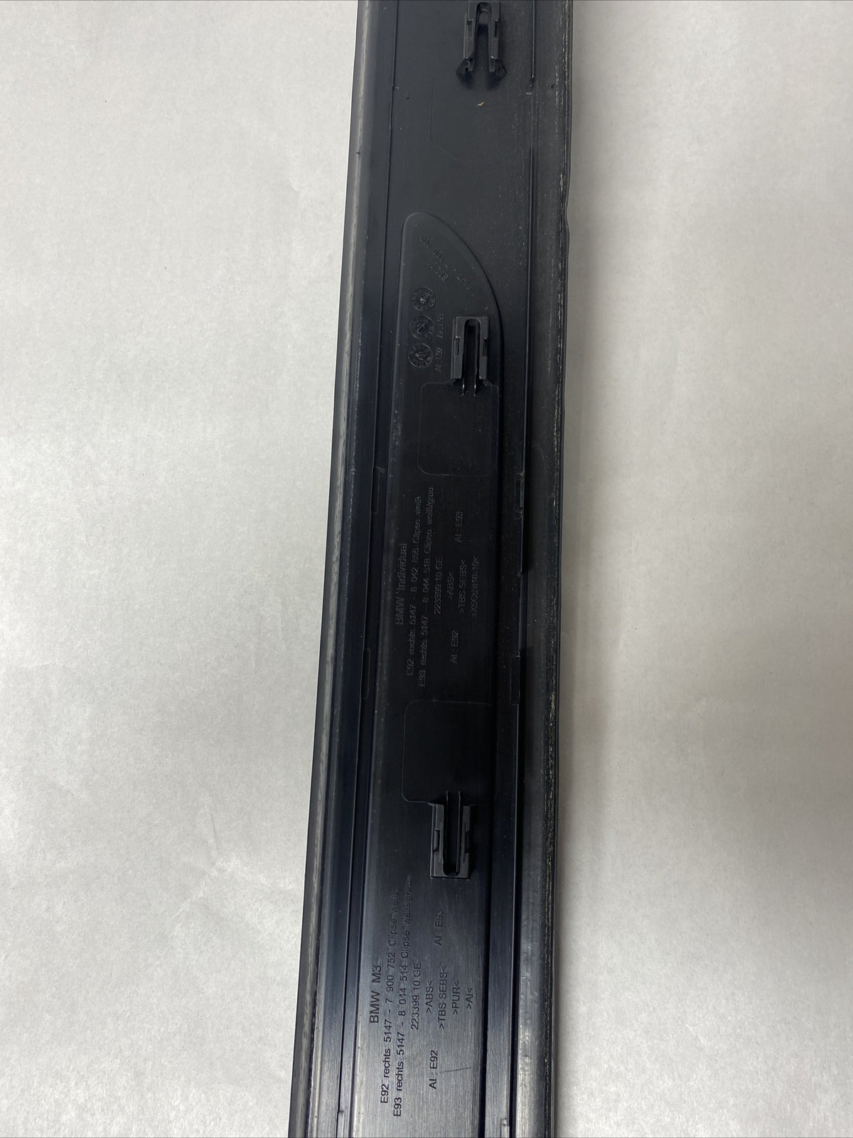 ☑️ 08-13 OEM BMW E92 E93 M3 Right Door Sill Plate Molding Trim M SPORT