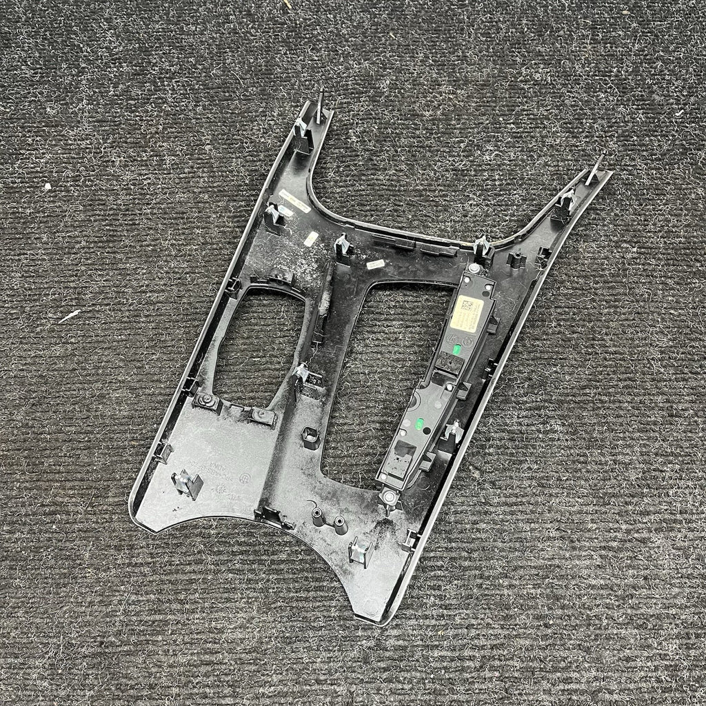 ☑️ 2011-2018 BMW X3 X4 F25 F26 FRONT CENTER CONSOLE SHIFTER TRIM PANEL ALUMINUM