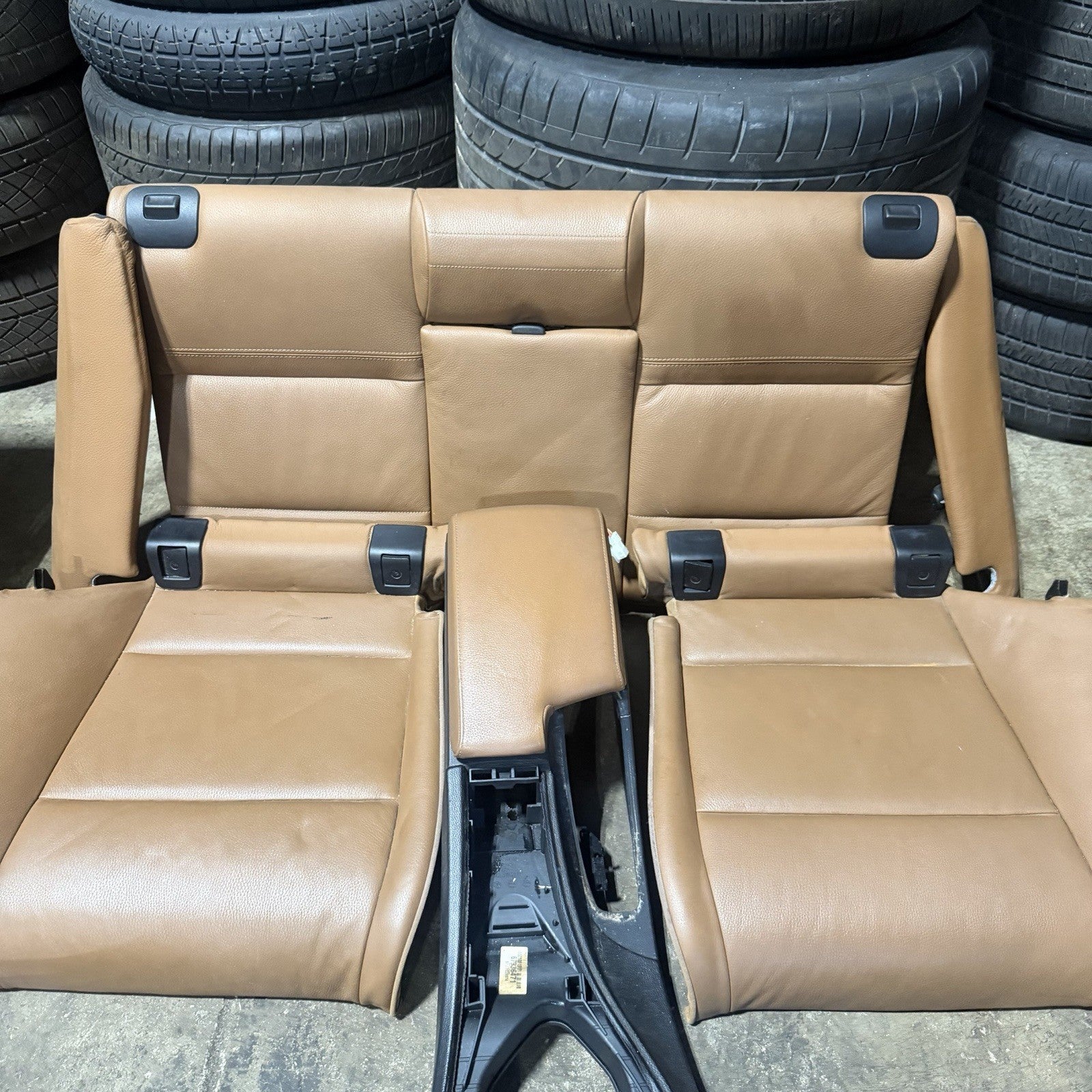 ☑️ 07-13 BMW E93 335 Convertible OEM Saddle Brown Interior Seats Complete Heated