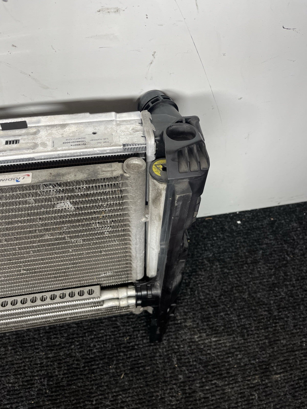 ☑️ 07-13 BMW E92 N54 335i RADIATOR M/T MANUAL TRANSMISSION W CONDENSER OEM