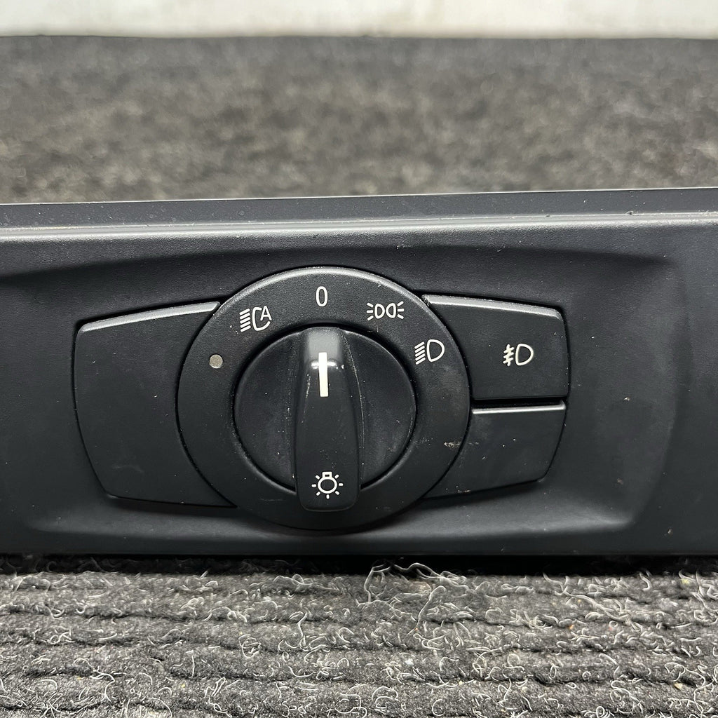 ☑️ 07-13 OEM BMW E92 E93 328 335 Headlight Switch Control Panel Light BLACK