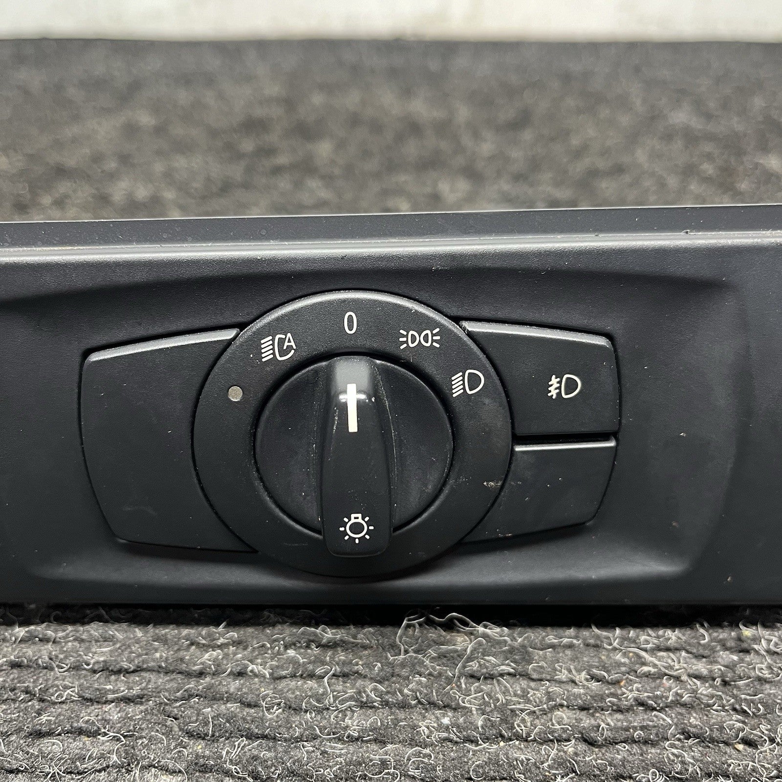 ☑️ 07-13 OEM BMW E92 E93 328 335 Headlight Switch Control Panel Light BLACK