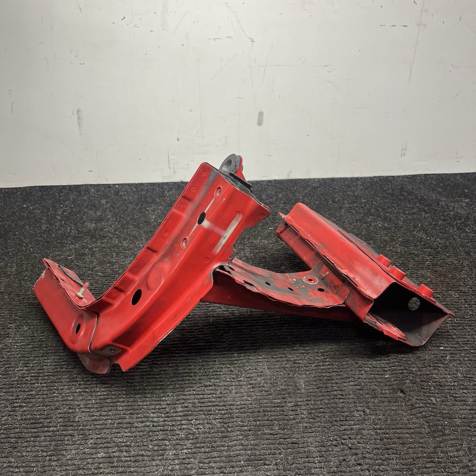 ☑️ 12-18 BMW F30 320i 328i 335i FRONT RIGHT PASSENGER SIDE FRAMERAIL CUT RED OEM