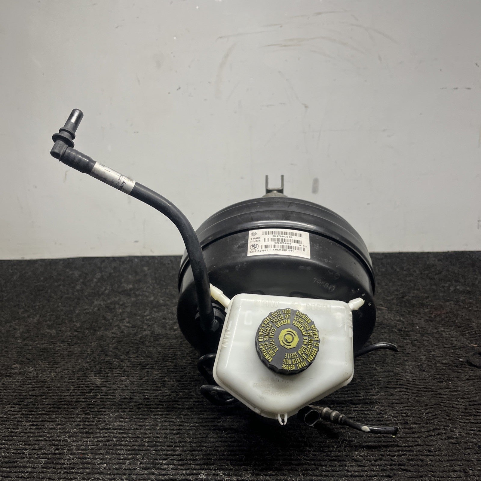 ☑️ 2012-2018 BMW F30 3-SERIES N20 BRAKE BOOSTER MASTER CYLINDER W/ RESERVOIR OEM