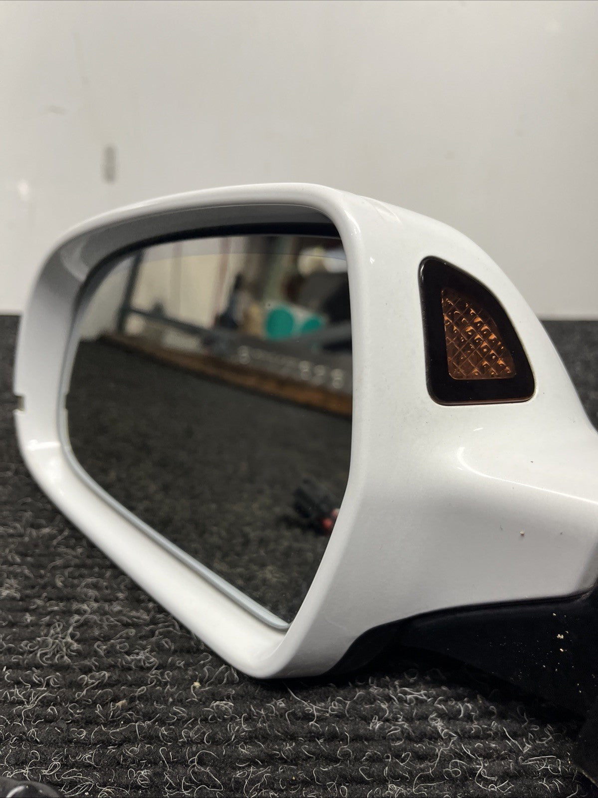 ☑️ 10-16 AUDI B8 S4 A4 FRONT LEFT SIDE EXTERIOR DOOR MIRROR ALUMINUM AUTODIM OEM