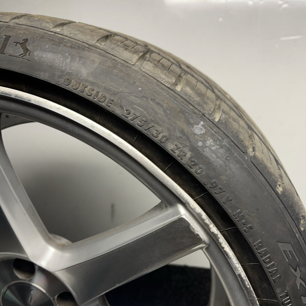 ☑️ ONE Vossen CV3 Silver Wheel W/TIRE & Cap 20x10.5 et30 5x112