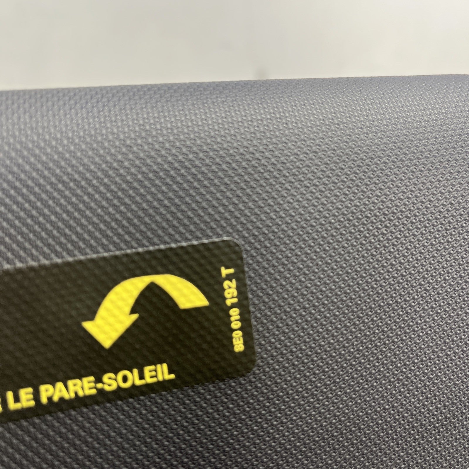 ☑️ 2014-2017 AUDI S5 OVERHEAD RIGHT PASSENGER SIDE SUN VISOR SHADE BLACK OEM