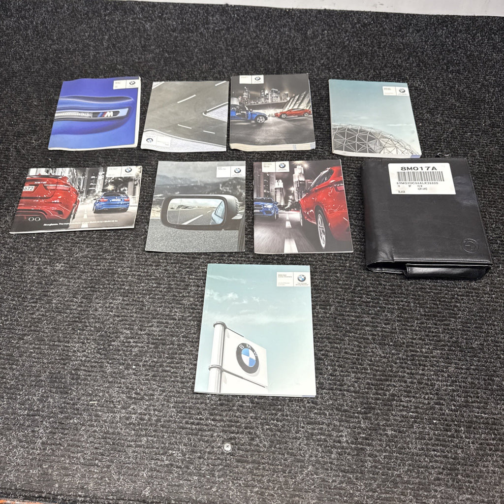 ☑️ 2010-2013 OEM BMW E70 E71 X5M X6M Owners Manual Book w/ Wallet SET