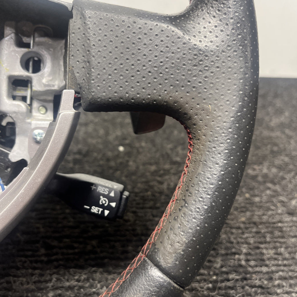 ☑️ 2013-2016 SCION FRS Subaru BRZ OEM Steering wheel Red Stitched Shift Paddles
