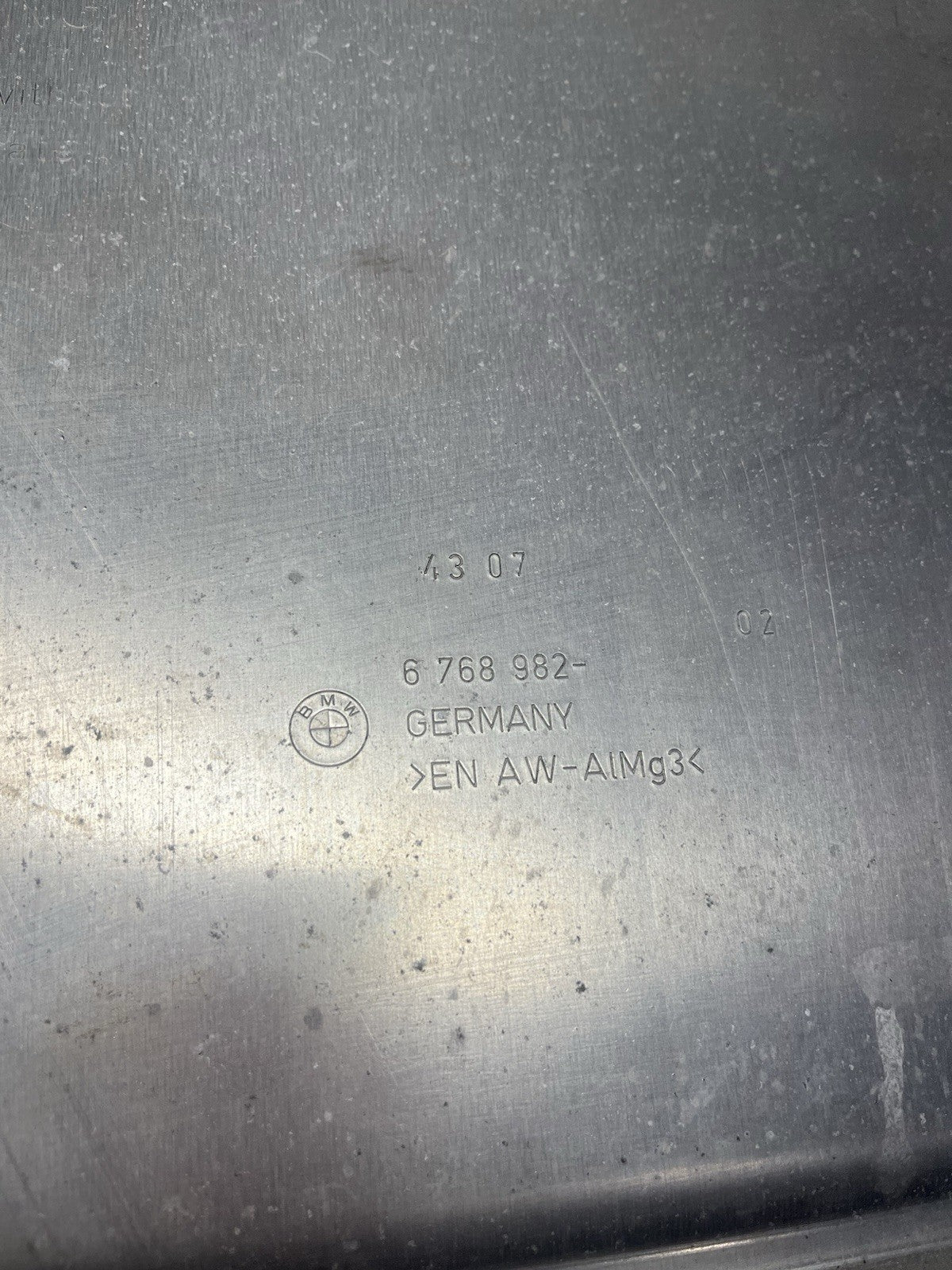 ☑️07-13 BMW E90 E92 335i 328i AWD Front Under Engine Reinforcement Plate 6768982