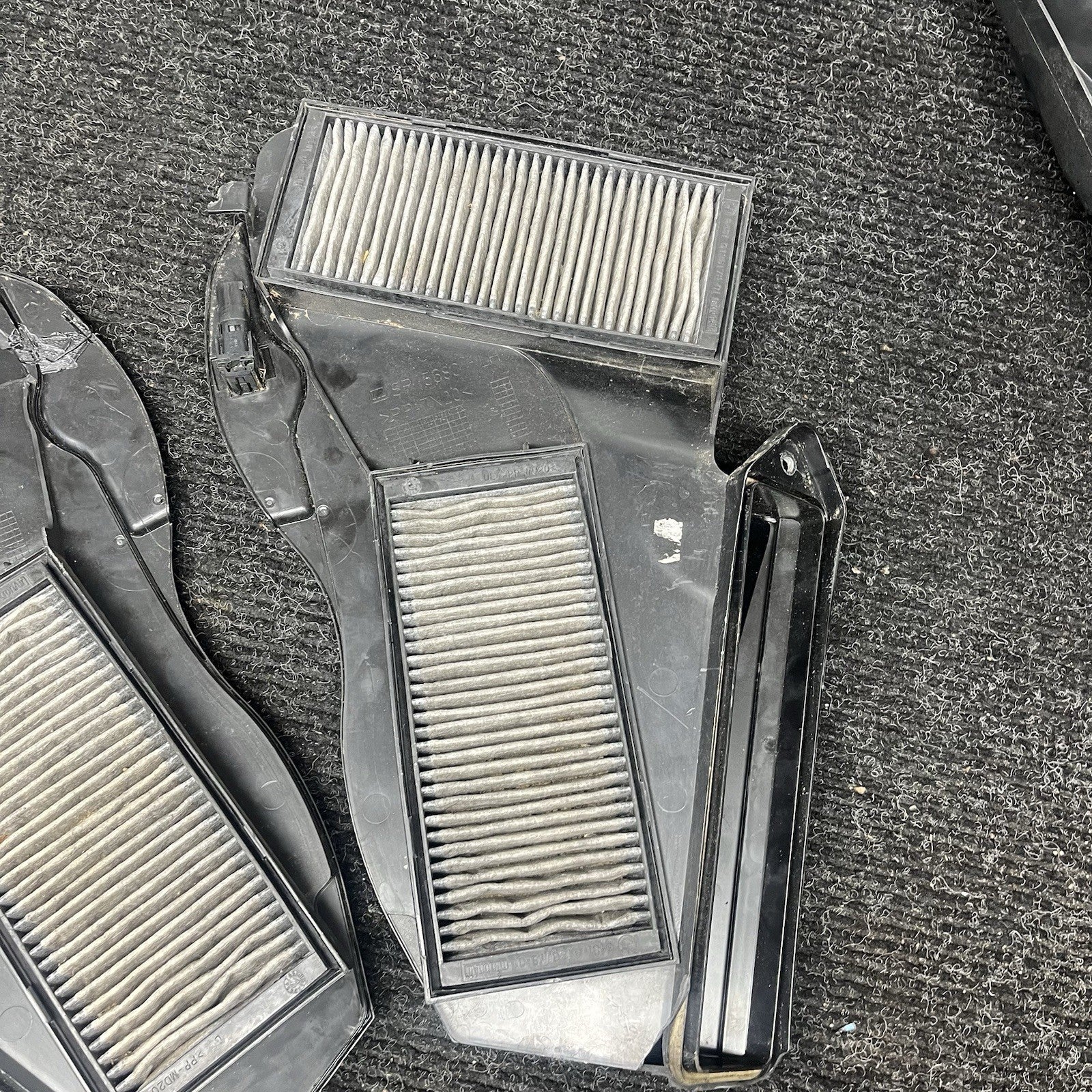 ☑️ 08-13 OEM BMW E90 E92 E93 M3 Cabin Air Filter Cowl Housing Lower Upper SET