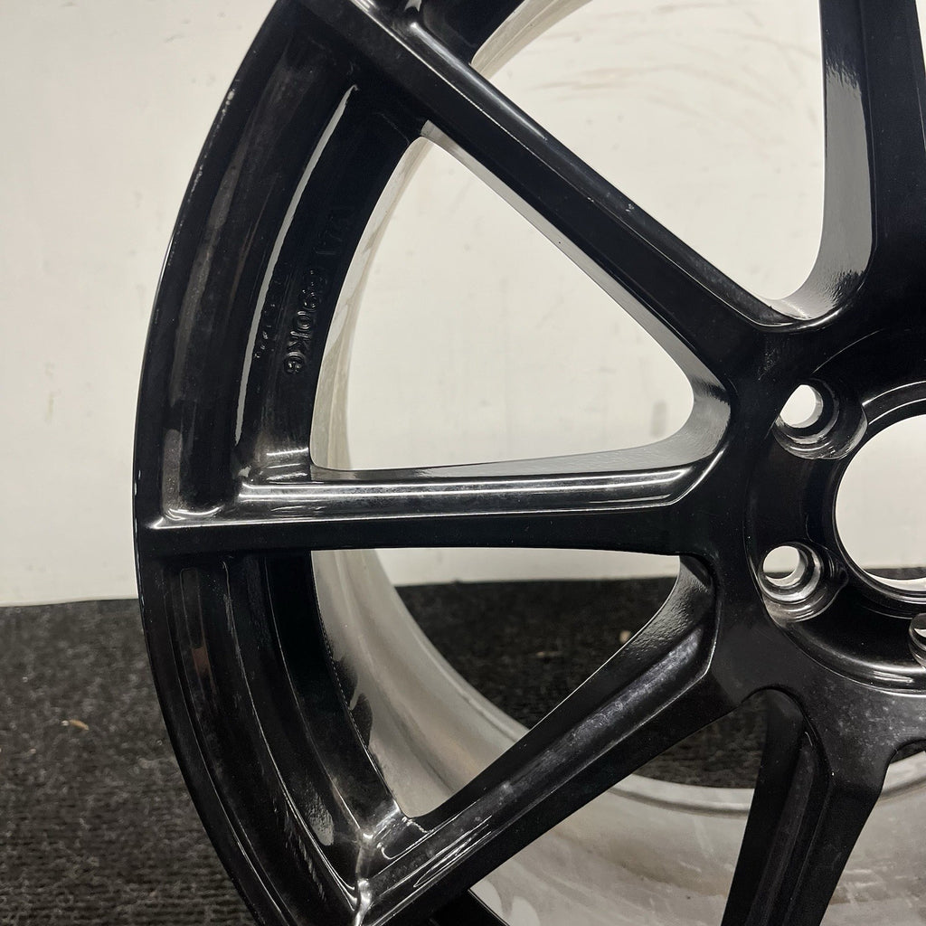 ☑️ 18X9.5 Enkei TS10 Wheel/Rim Gloss Black 5x100 Inset 45