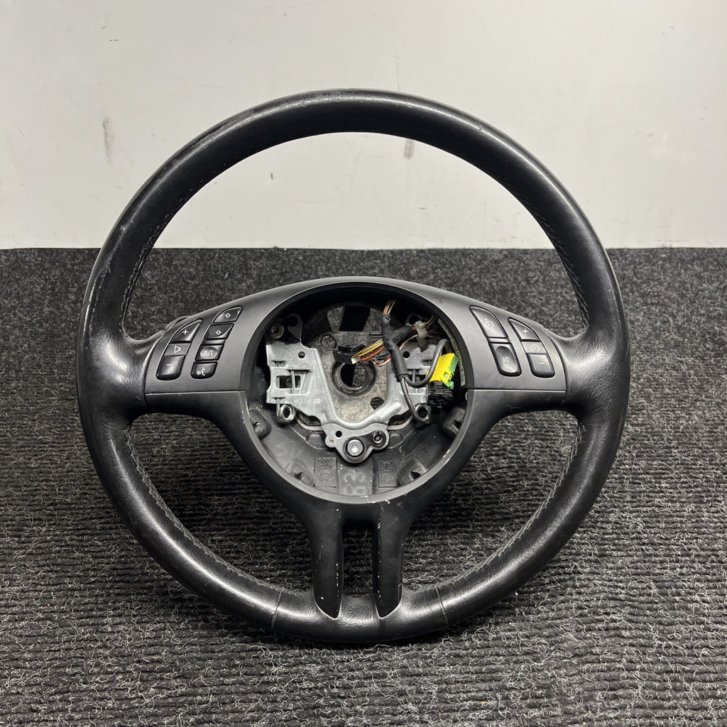 ☑️ 98-06 BMW 330CI 330i 328i 325i 530i E39 E46 FACTORY SPORT STEERING WHEEL OEM