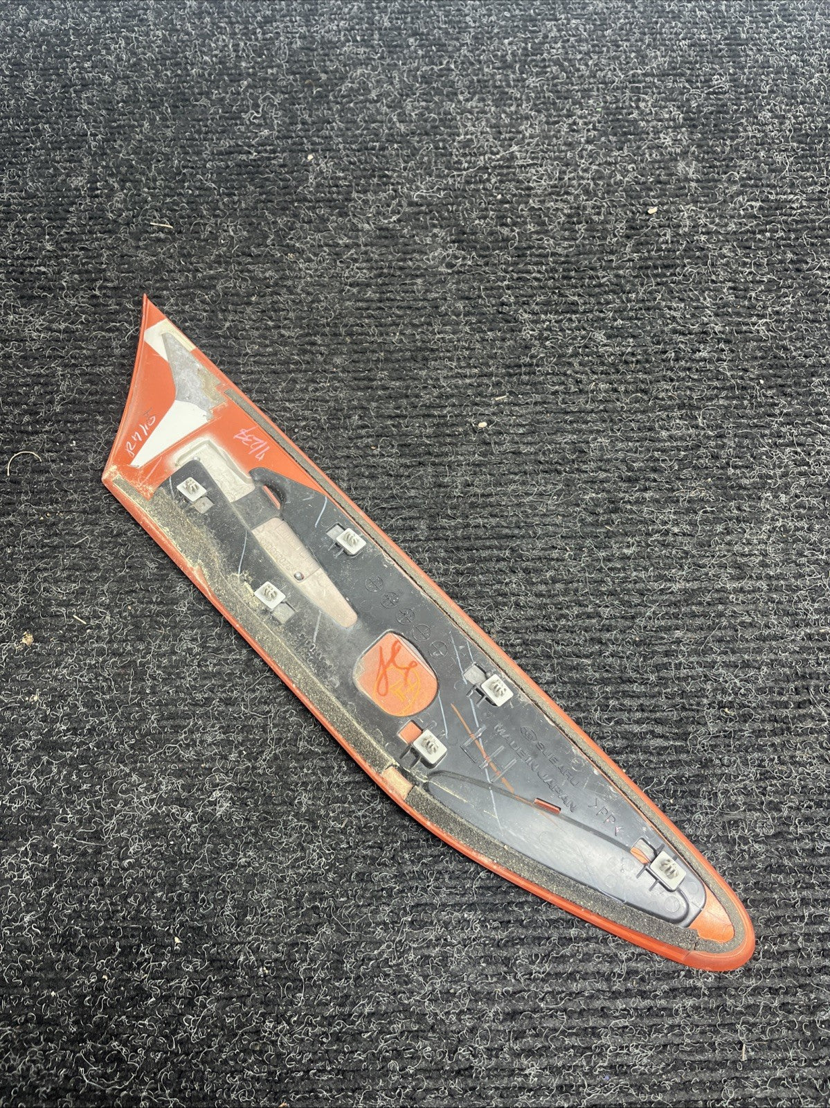 ☑️ 2013-2019 Scion FRS Subaru BRZ 86 OEM Fender Garnish Left Orange