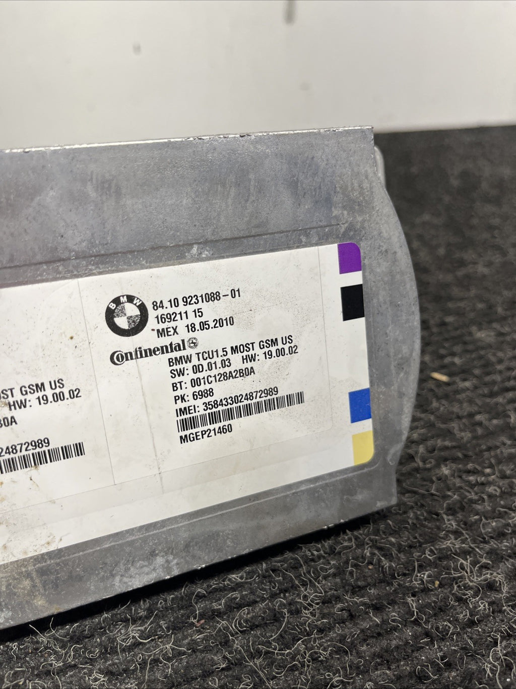 ☑️ OEM BMW E90 E92 E82 E60 E88 Bluetooth IBUS Telematic Control Module Unit TCU