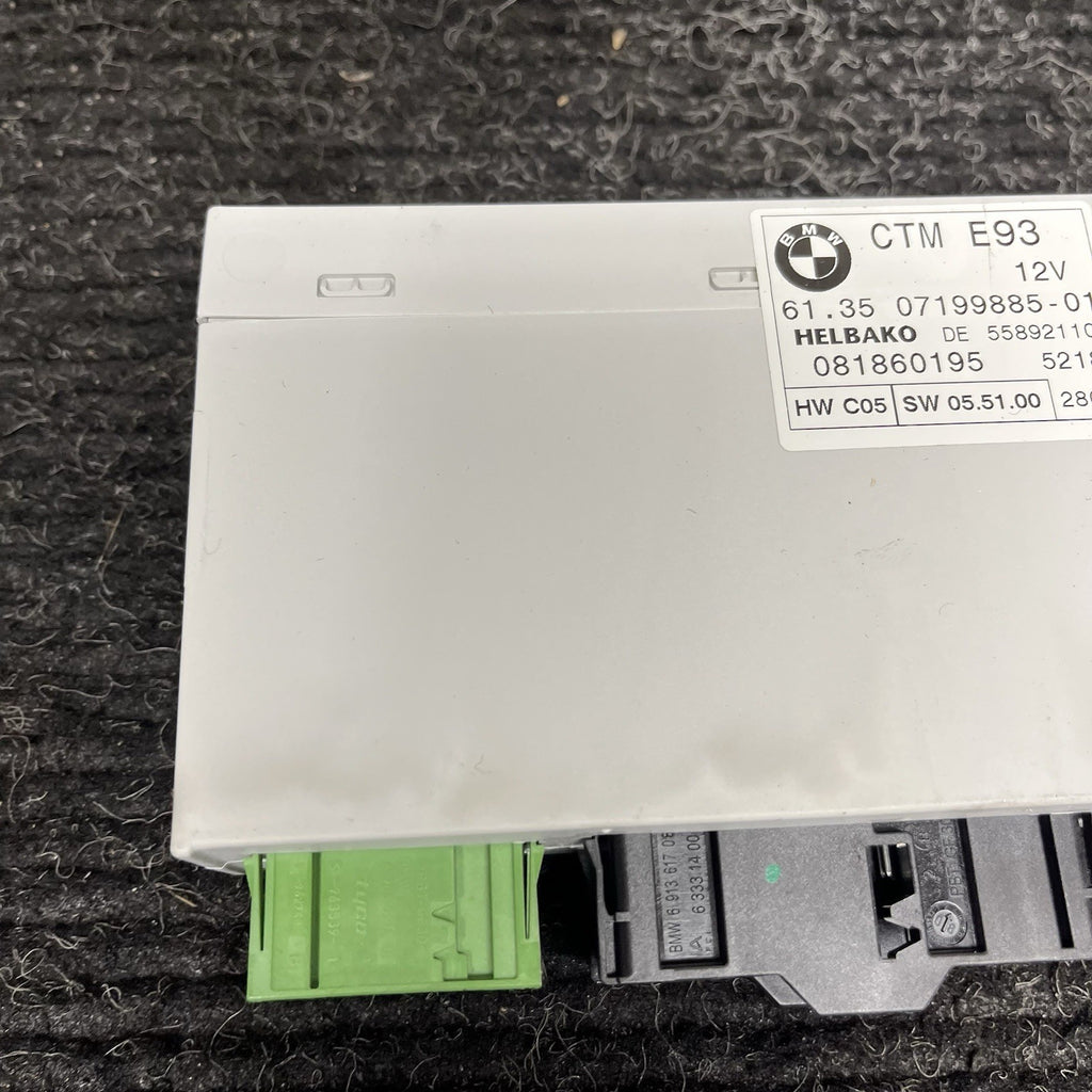 ☑️ 07-13 OEM BMW E93 M3 335 328 Convertible CTM Roof Folding Top Module Unit