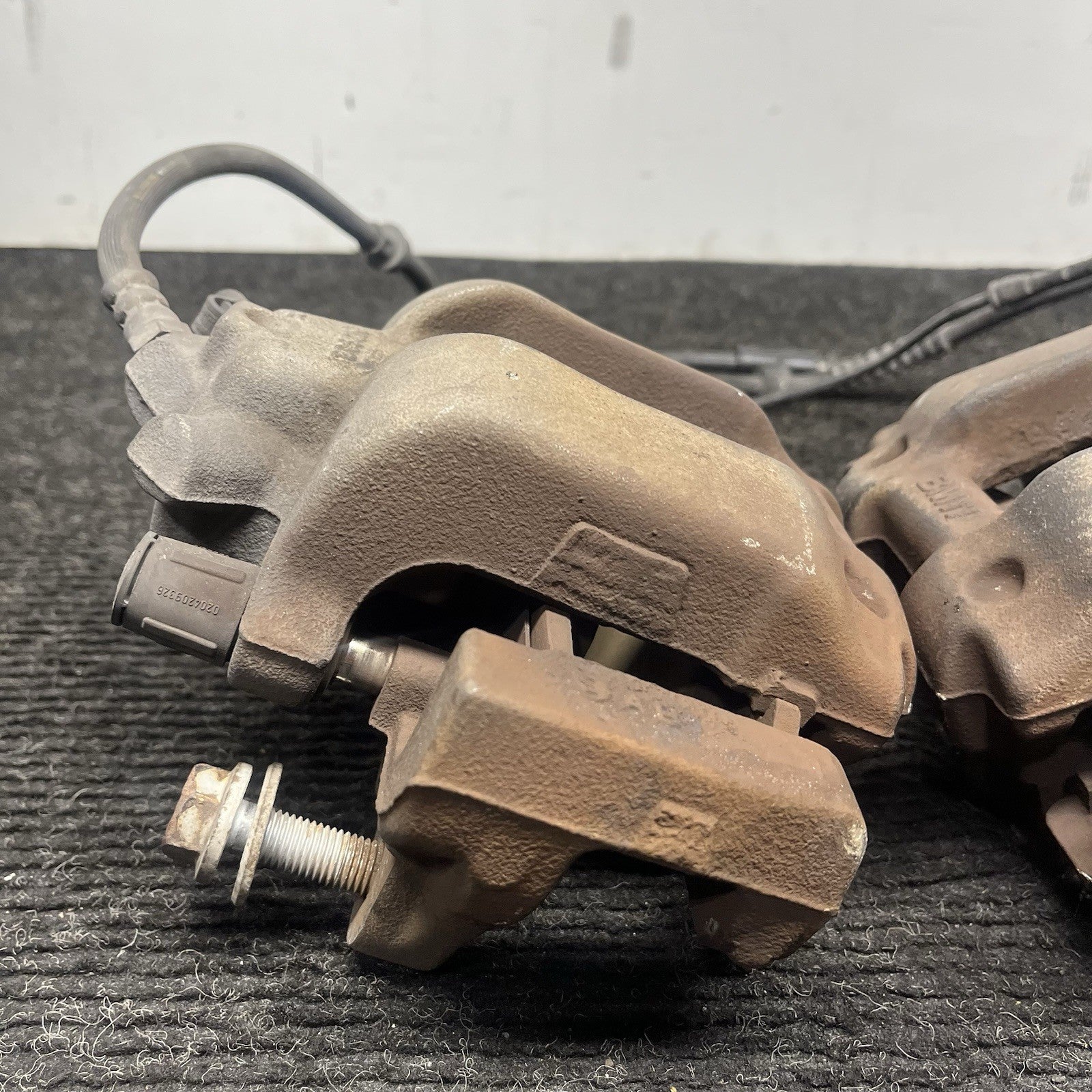 ☑️ 12-16 BMW 328I F30 RWD FRONT LEFT & RIGHT SIDE ABS BRAKE CALIPER SET OF 2 OEM