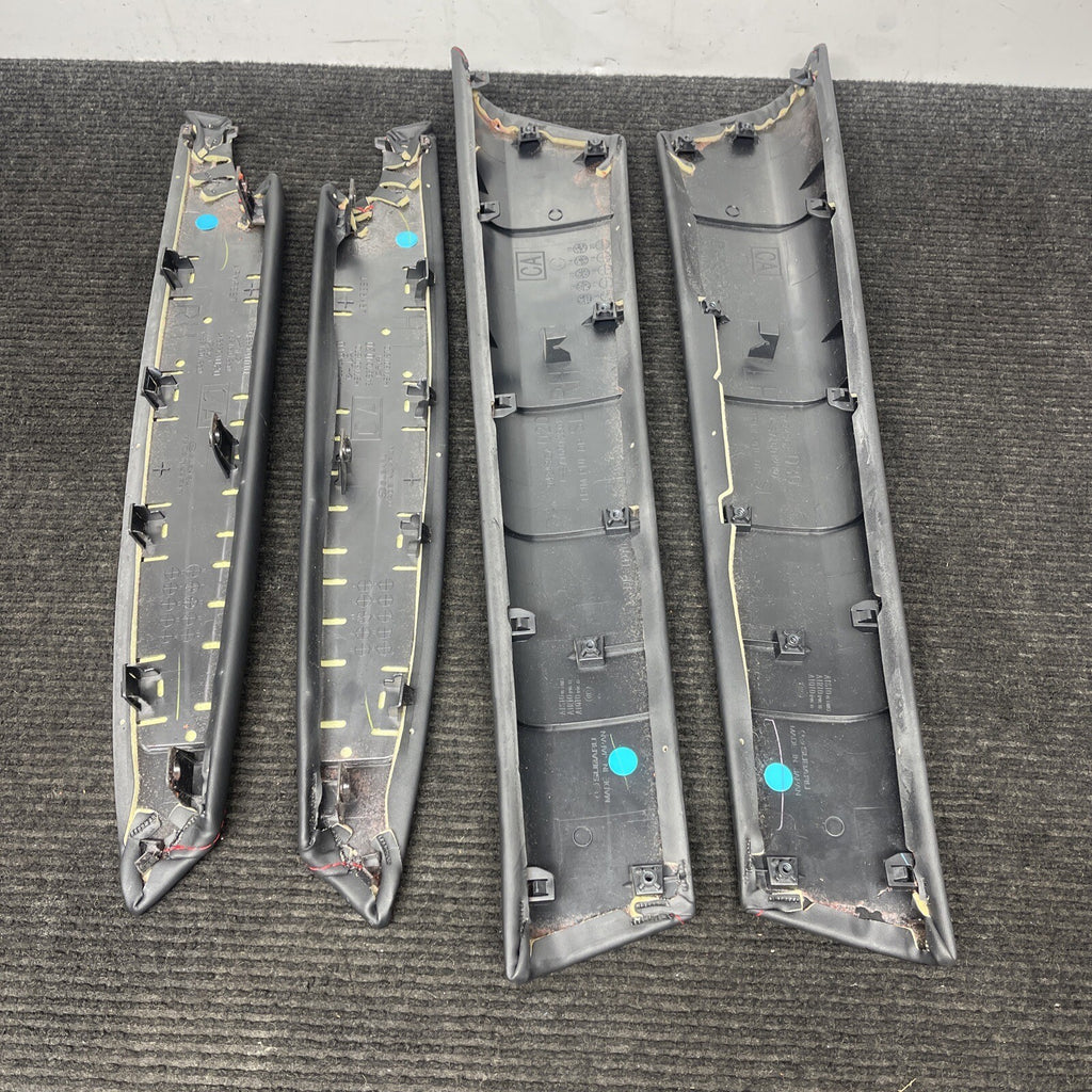 13-19 SCION FRS SUBARU BRZ 86 DOOR PANEL RED STITCHING LEATHER TRIM ARMREST SET