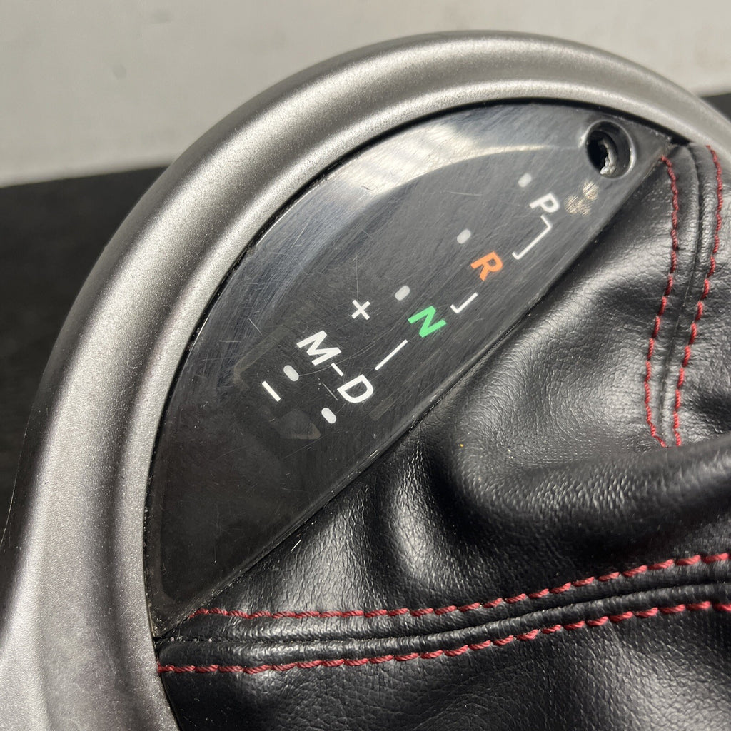 ☑️ 2013-2016 SUBARU BRZ FRS Automatic Gear Shifter Trim Boot Red Stitched OEM