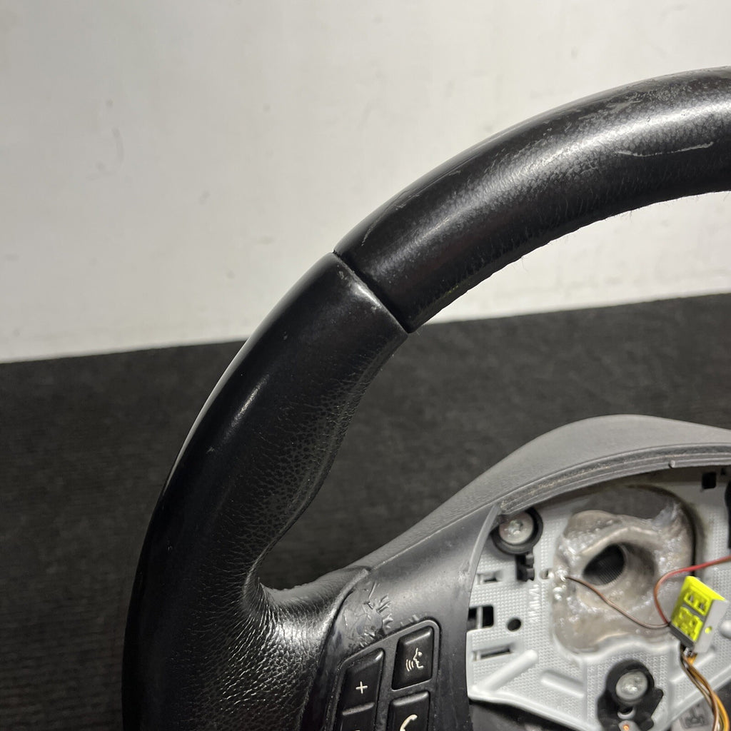 ☑️ 06-10 OEM BMW E92 E93 335 Sport Steering Wheel Black LEATHER w/ Manual