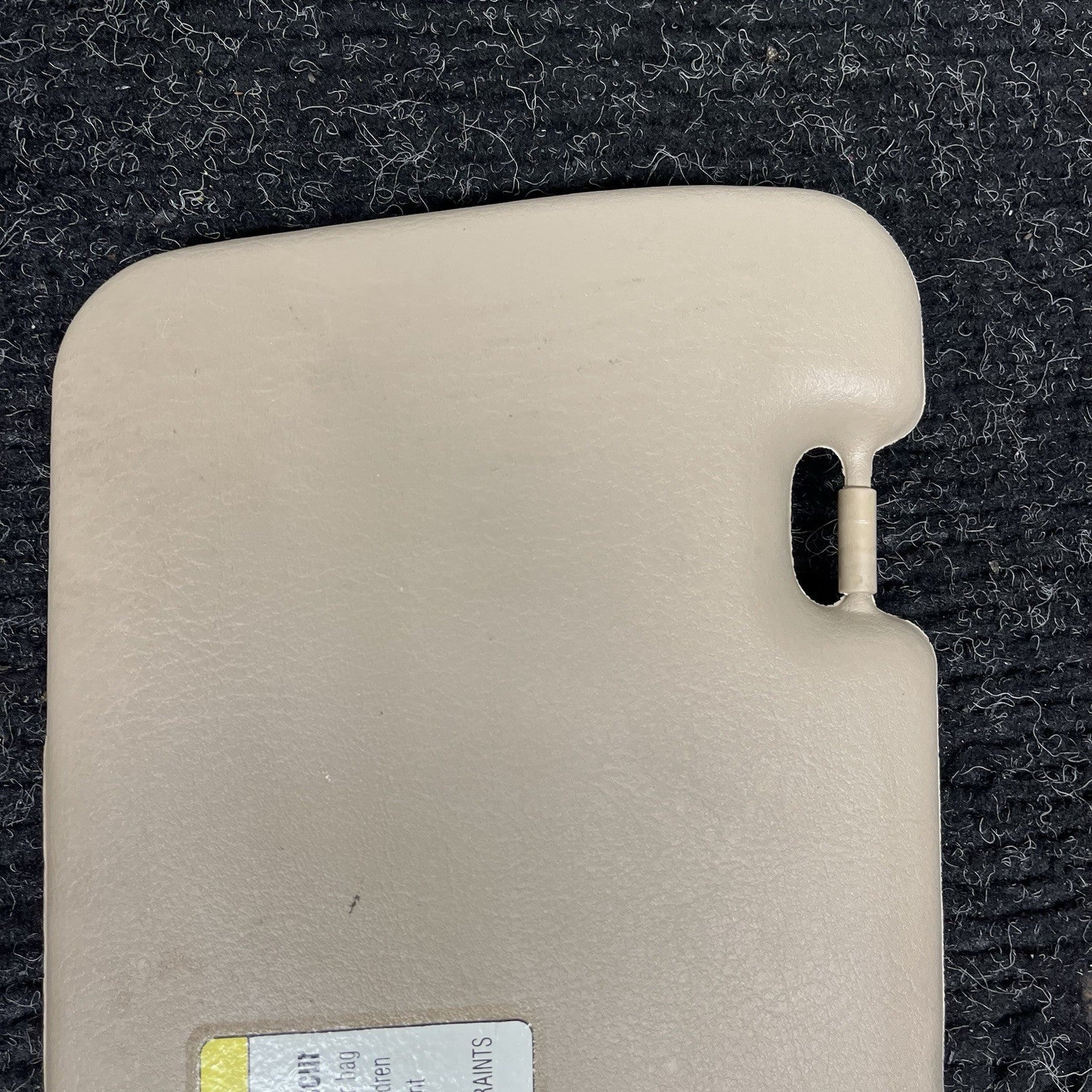 ☑️ OEM BMW E46 325i 330i Sun Visor Left Right Pair Tan 2001-2005 Sedan Coupe