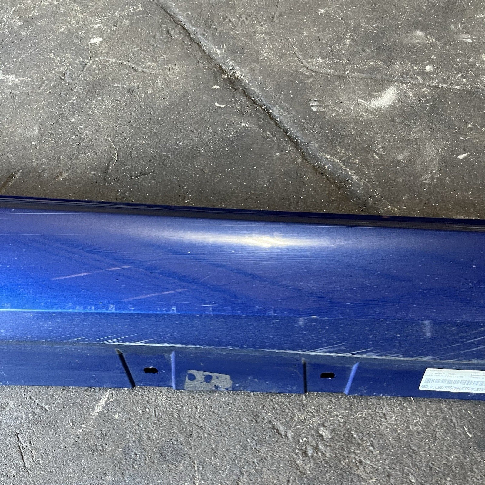 ☑️ 07-13 OEM BMW E92 E93 328 335 Passenger Side Skirt Rocker Panel Lemans Blue