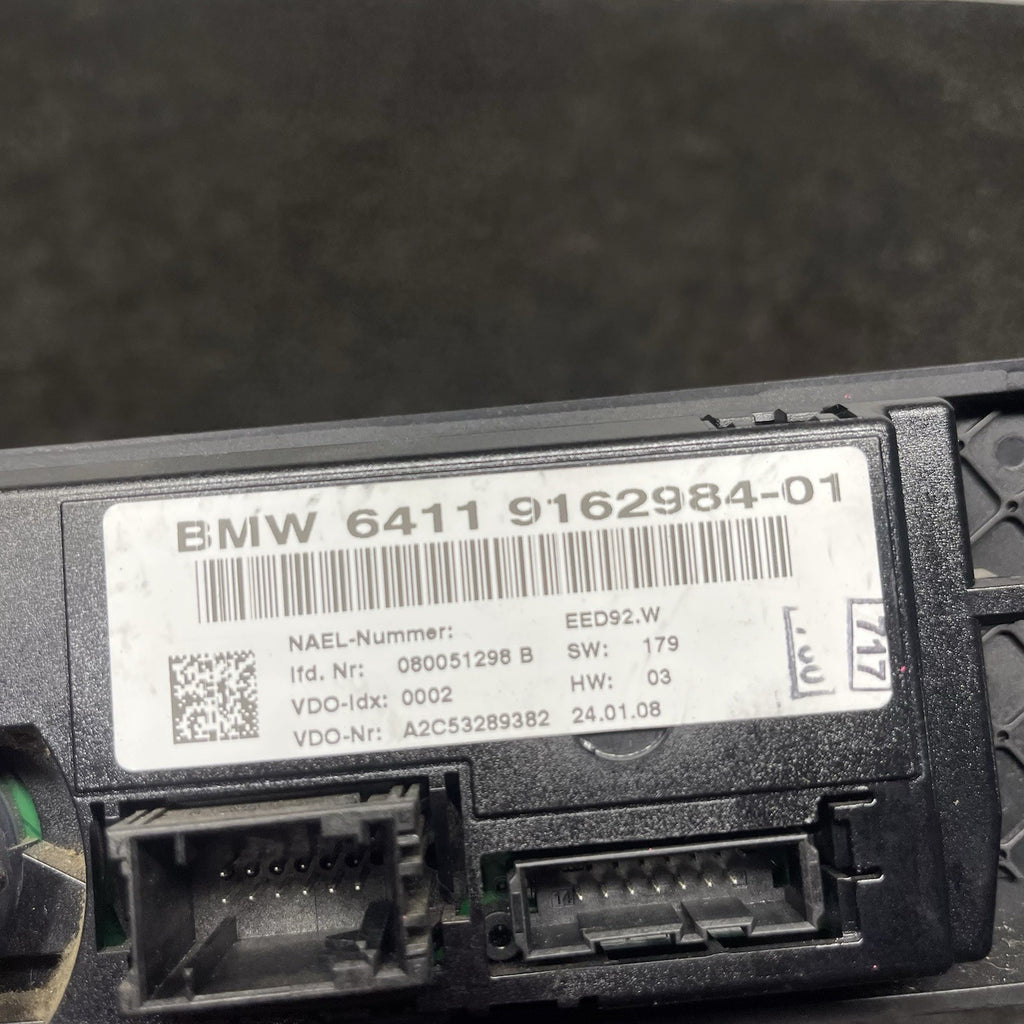 ☑️ 07-13 OEM BMW E92 E93 328 335 AC A/C Heater Climate Control Switch Panel