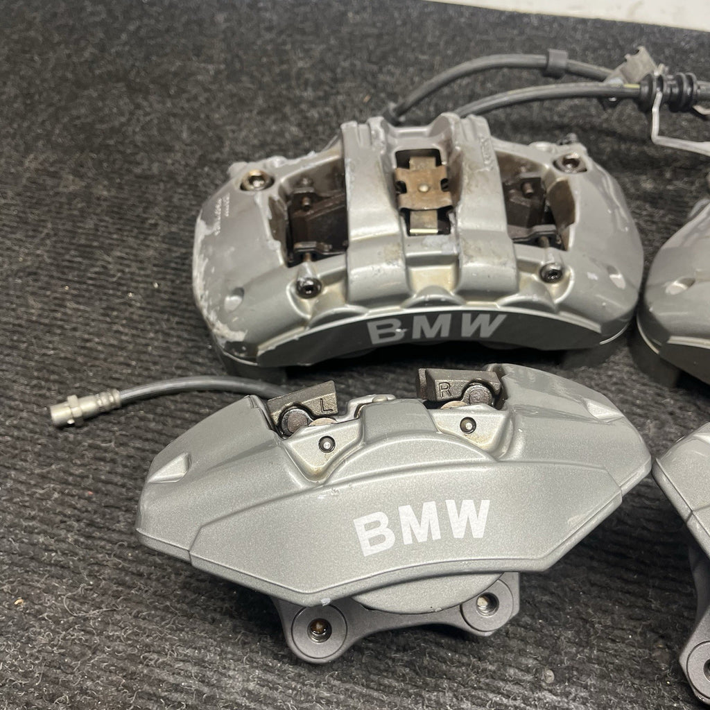 ☑️ 2008-13 BMW E88 E82 135i Front Rear Brake Calipers M-Sport Brembo Set OEM 89k