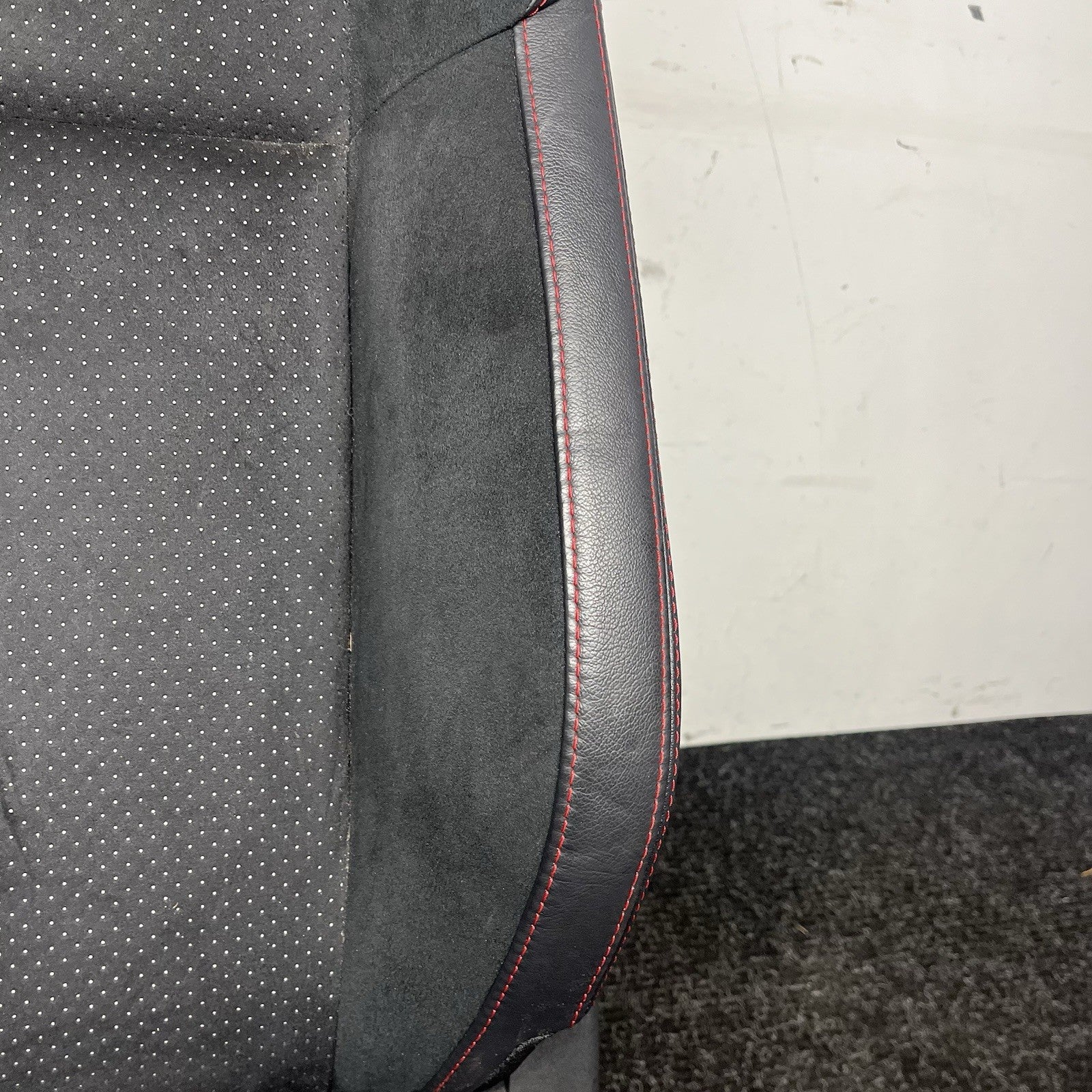 ☑️ 2022-2025 Subaru Brz Front Right Passenger Seat 64150CC060VL BLACK RED SUEDE