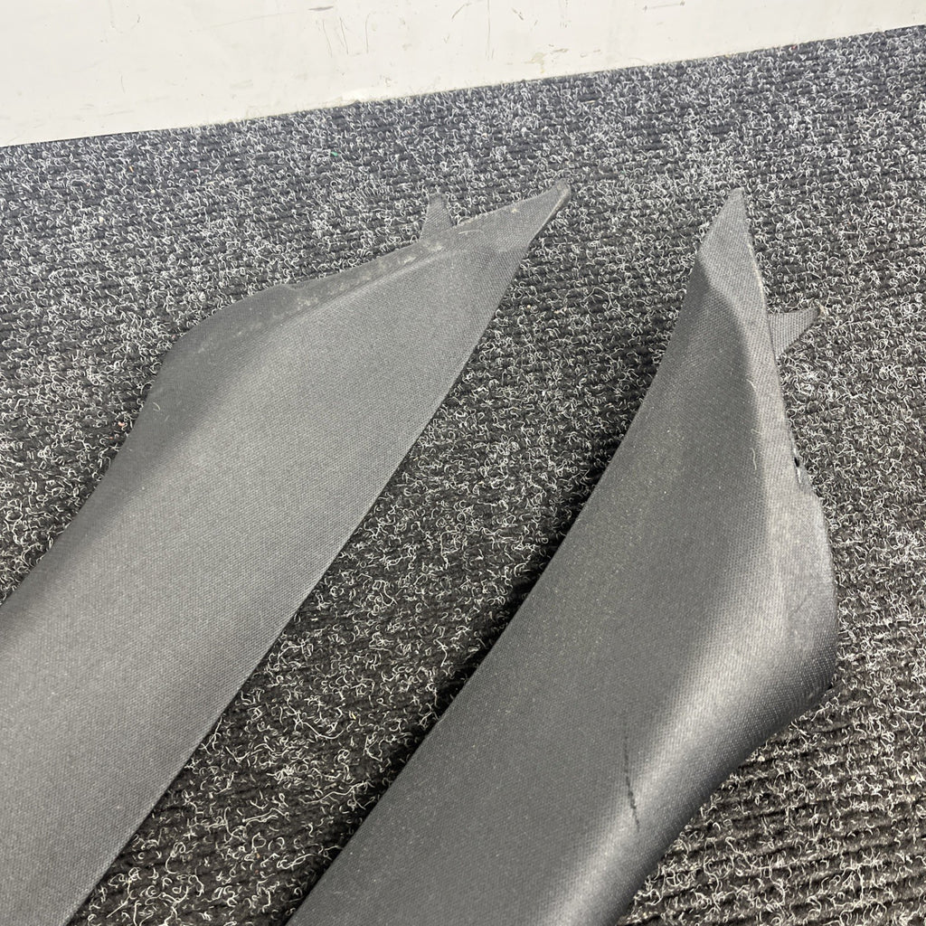 ☑️ BMW OEM X5 E70 07-13 FRONT LEFT & RIGHT SIDE SET A PILLAR TRIM COVER BLACK