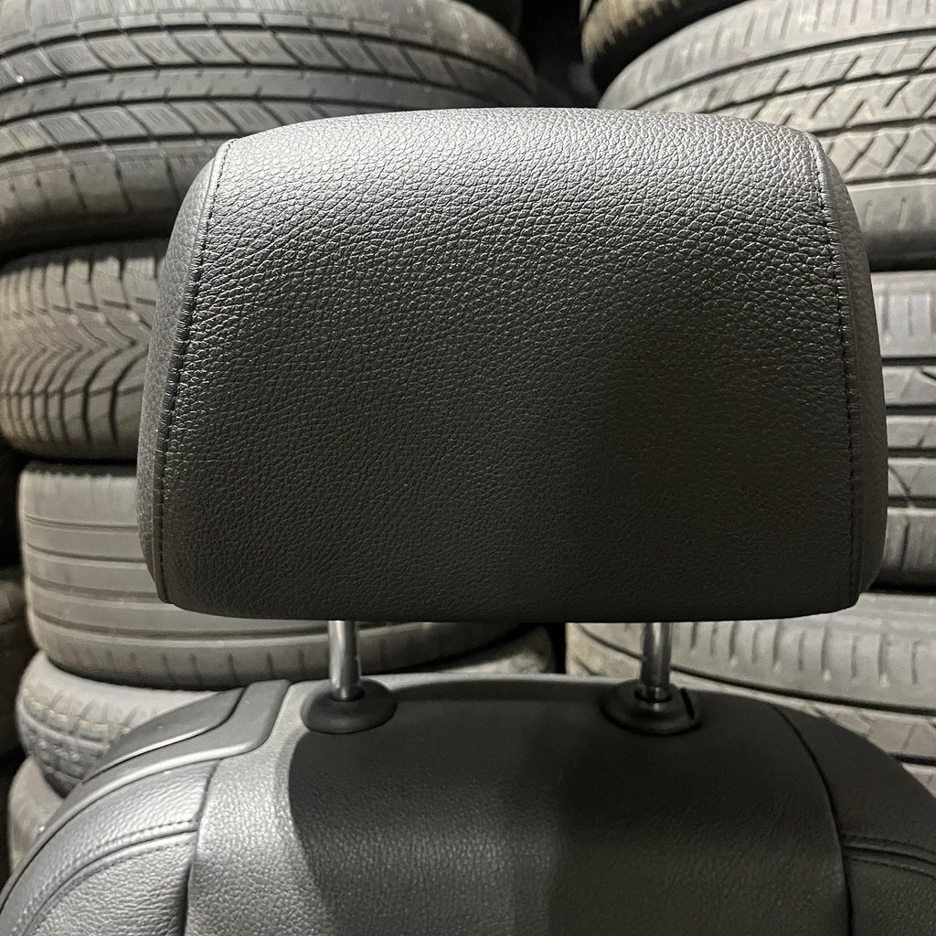 ☑️ 08-13 OEM BMW E82 128 135 Coupe Front Power Sport Seats Boston Leather Black