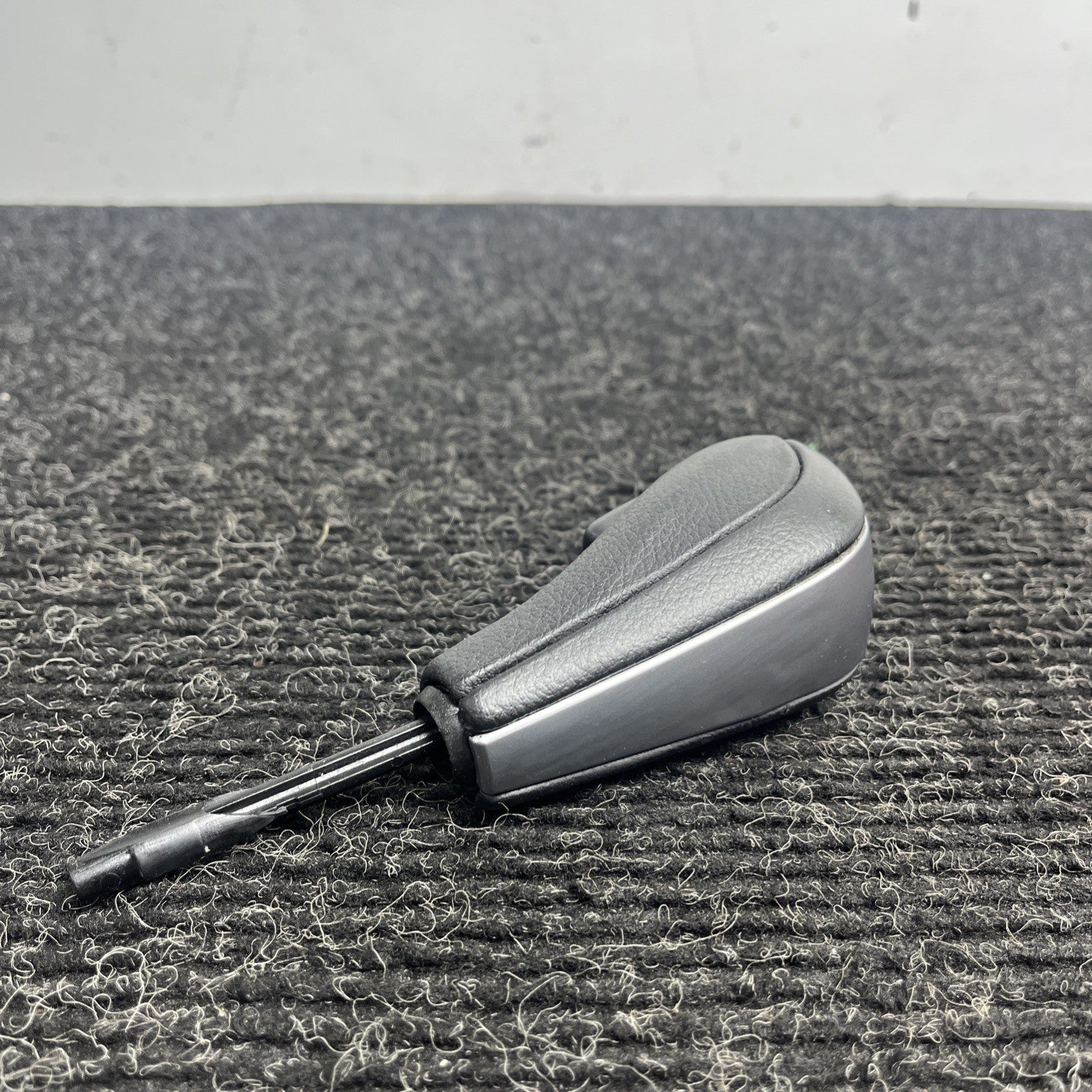 ☑️ 07-13 OEM BMW E92 E93 328i 335i Automatic Gear Shift Knob Leather Chrome