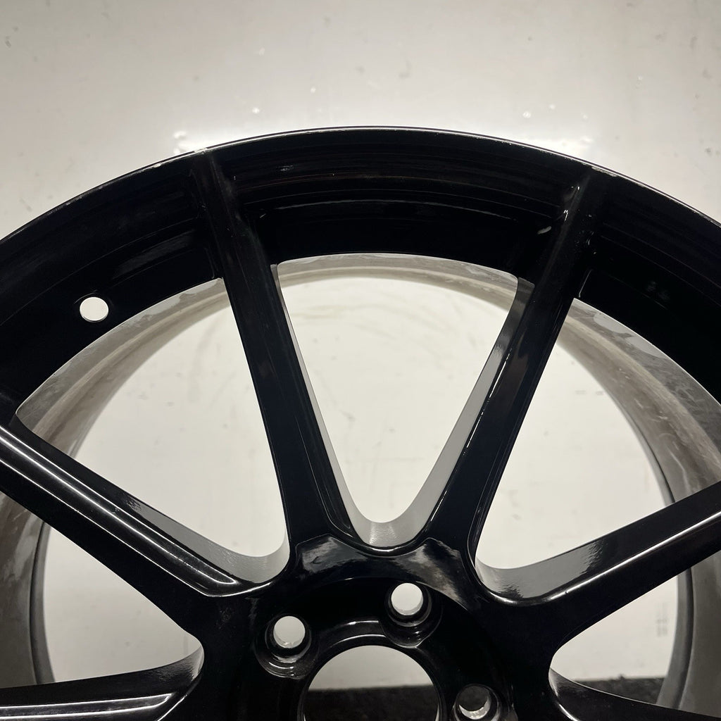 ☑️ 18X9.5 Enkei TS10 Wheel/Rim Gloss Black 5x100 Inset 45
