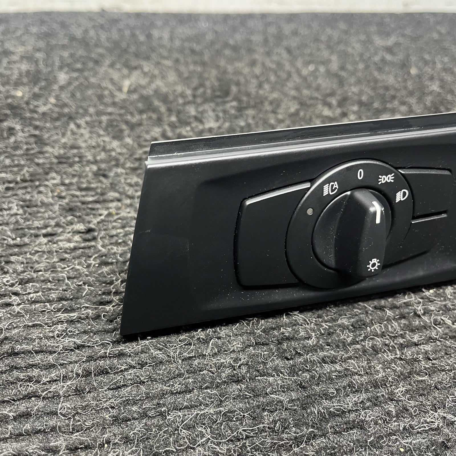 ☑️ 07-13 OEM BMW E92 E93 328 335 Headlight Switch Control Panel Light BLACK
