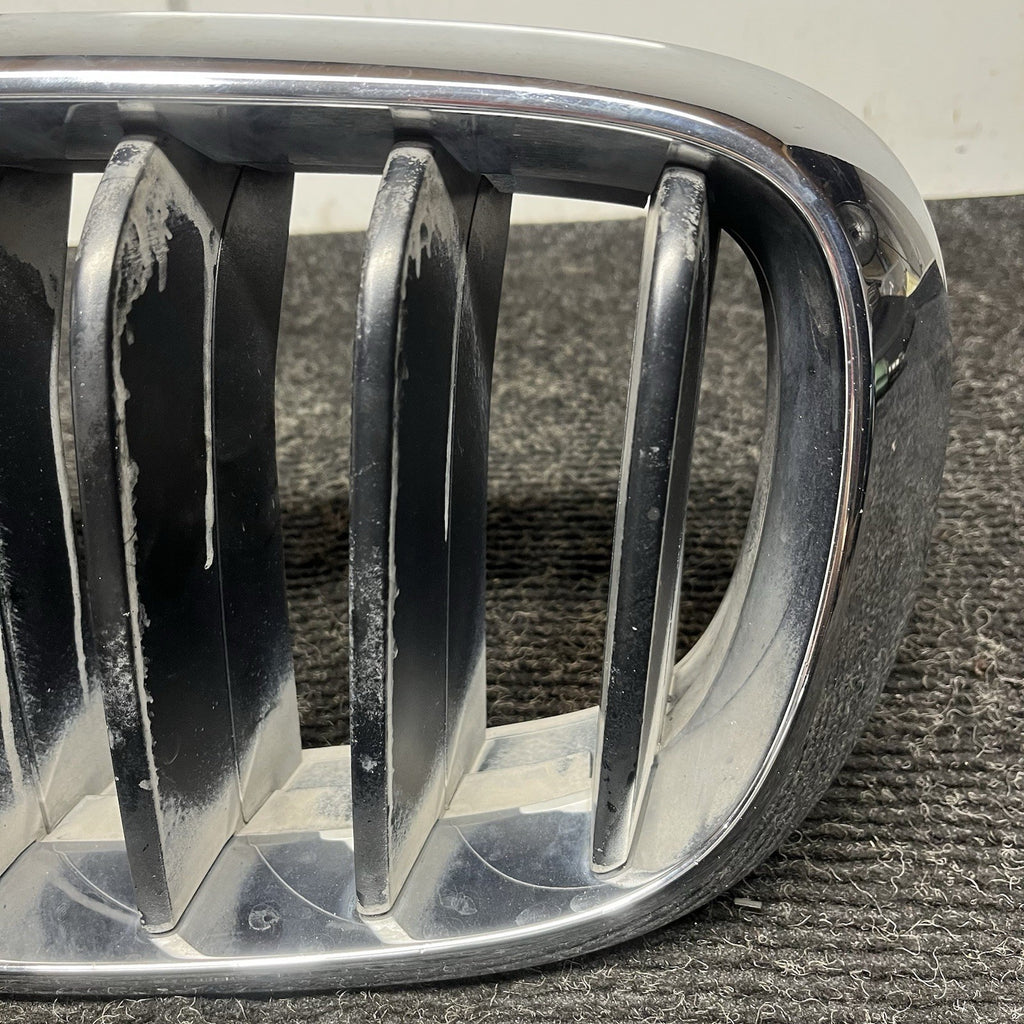☑️ 2014-18 BMW X5 F15 KIDNEY GRILLE RIGHT & LEFT 7316076 7316075 OEM