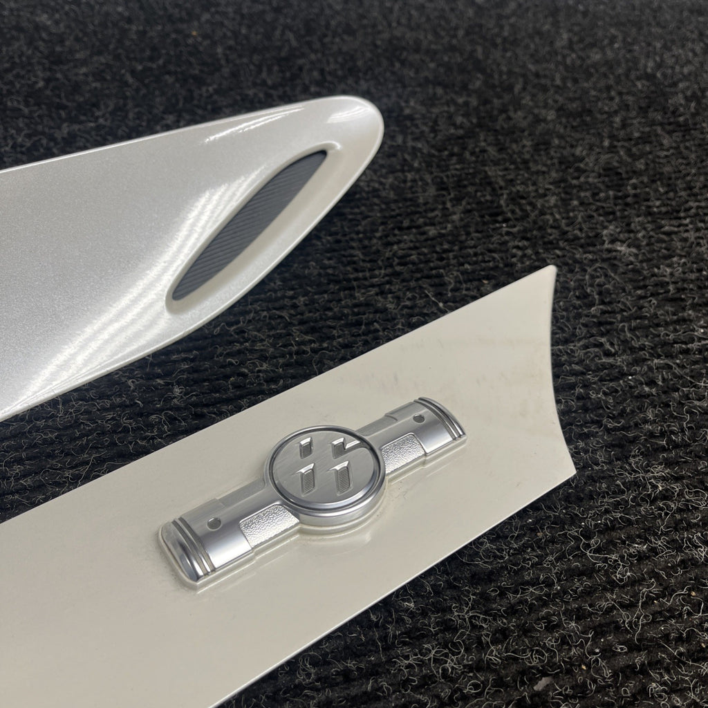☑️ 2013-2016 Scion FRS Subaru BRZ 86 OEM Fender Garnish Trim Set Gray Grey