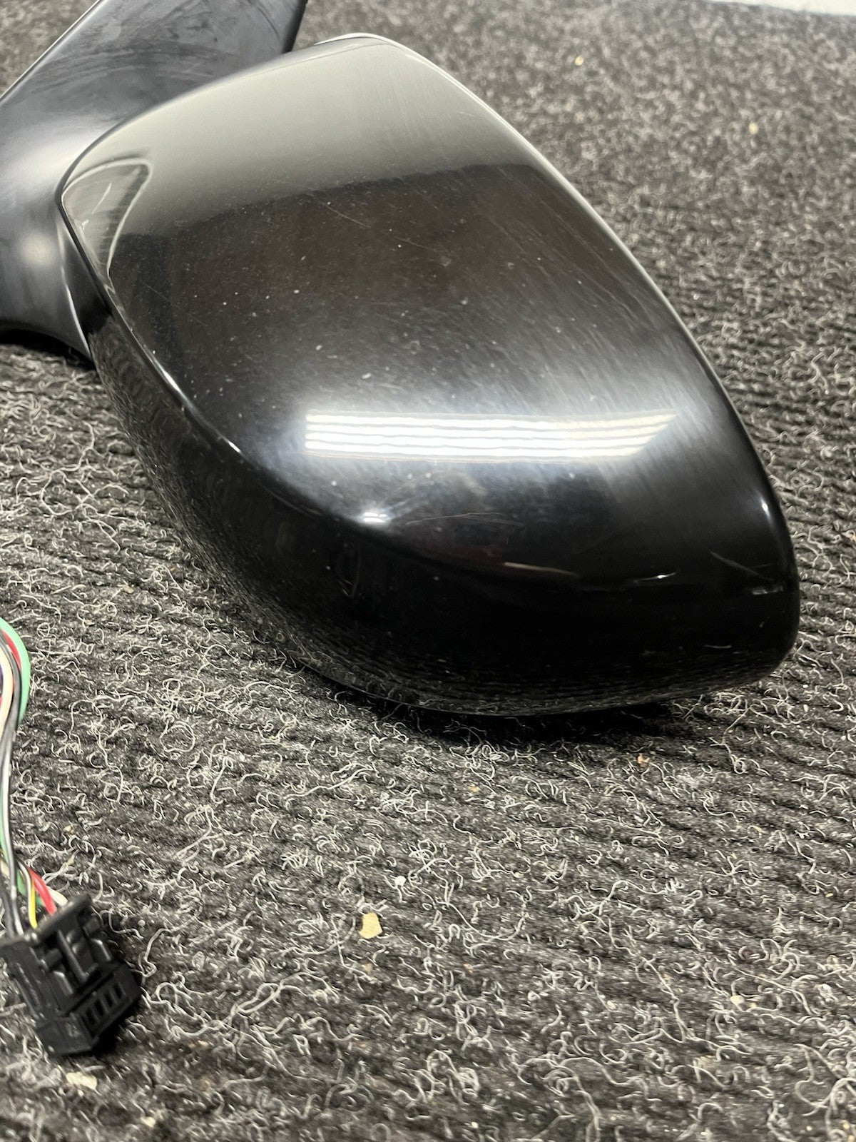 ☑️ 03-08 BMW Z4 Left Driver Side Door View Mirror Assembly Oem Black