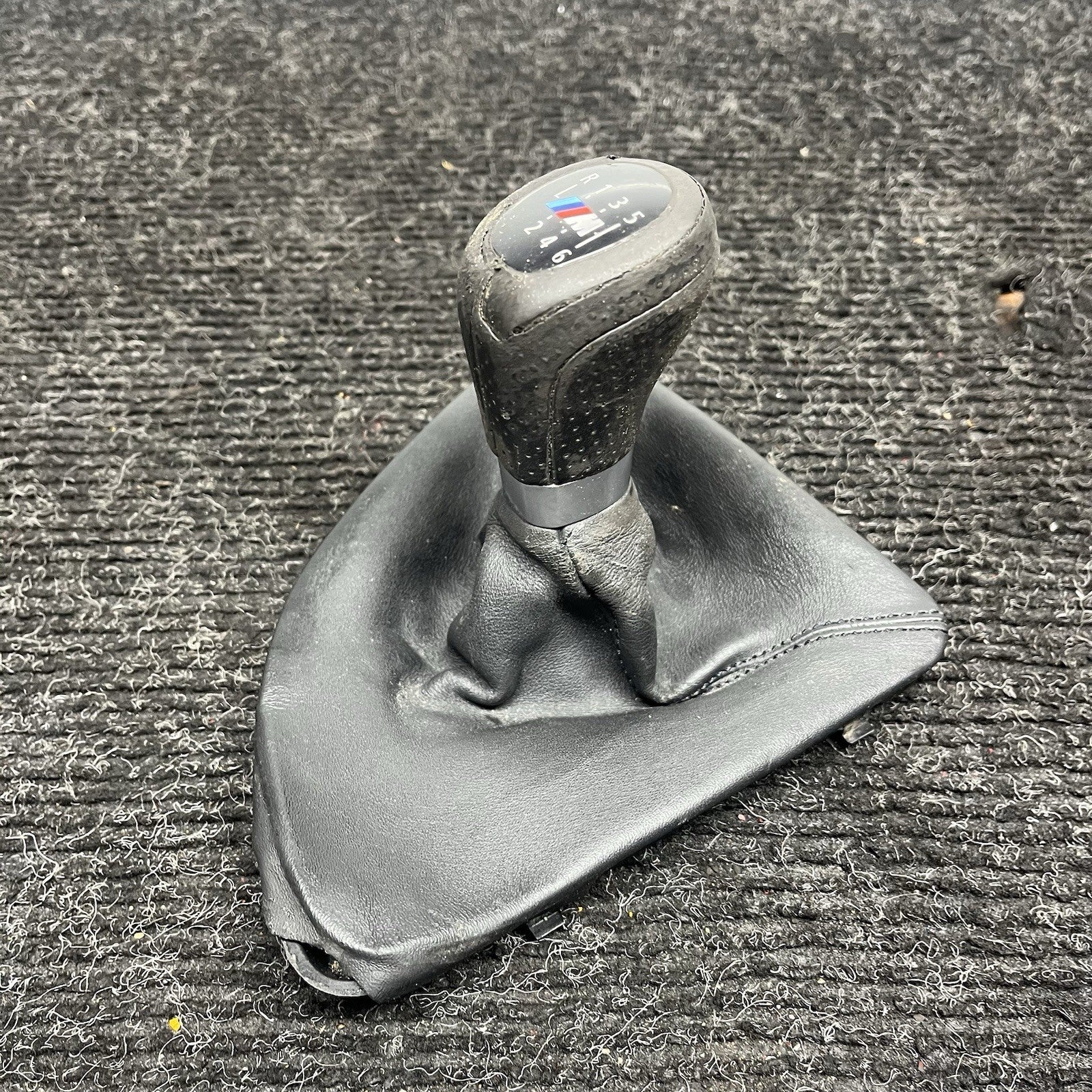 ☑️ 08-13 OEM BMW E82 E88 Manual Transmission M Sport Gear Shifter Knob Leather